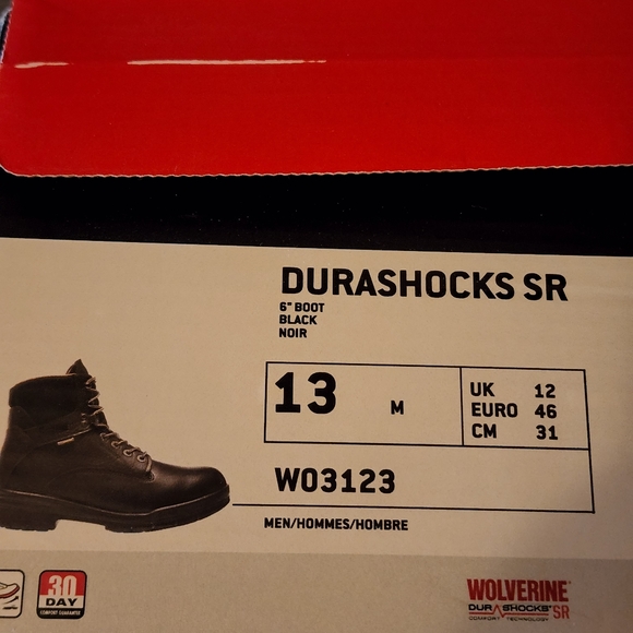 Wolverine boots sz 13 black NWT - Picture 12 of 13